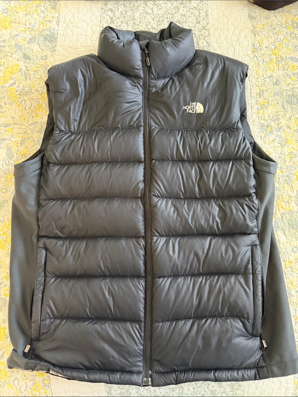 The North Face Black Quilted Down Vest